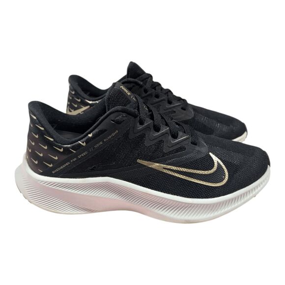 NIKE Quest 3 Premium 'Mini Swooshes' Running Shoes Size 7 - Picture 3 of 9